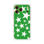 プレミアムスクエアケース with MagSafe［ Stars - Green ］