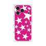 プレミアムスクエアケース with MagSafe［ Stars - Pink ］