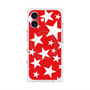 プレミアムスクエアケース with MagSafe［ Stars - Red ］