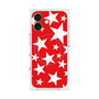 プレミアムスクエアケース with MagSafe［ Stars - Red ］