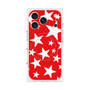 プレミアムスクエアケース with MagSafe［ Stars - Red ］