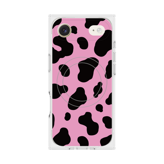プレミアムスクエアケース with MagSafe［ Cow - Pink ］