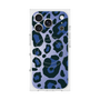 プレミアムスクエアケース with MagSafe［ Leopard - Blue ］