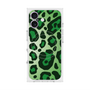 プレミアムスクエアケース with MagSafe［ Leopard - Green ］