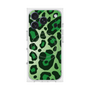 プレミアムスクエアケース with MagSafe［ Leopard - Green ］