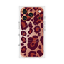 プレミアムスクエアケース with MagSafe［ Leopard - Red ］