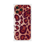 プレミアムスクエアケース with MagSafe［ Leopard - Red ］
