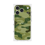 プレミアムスクエアケース with MagSafe［ Camouflage - Green ］