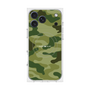 プレミアムスクエアケース with MagSafe［ Camouflage - Green ］
