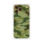 プレミアムスクエアケース with MagSafe［ Camouflage - Green ］
