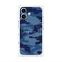プレミアムスクエアケース with MagSafe［ Camouflage - Blue ］