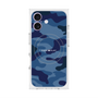 プレミアムスクエアケース with MagSafe［ Camouflage - Blue ］