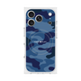プレミアムスクエアケース with MagSafe［ Camouflage - Blue ］