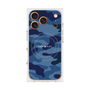 プレミアムスクエアケース with MagSafe［ Camouflage - Blue ］