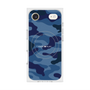 プレミアムスクエアケース with MagSafe［ Camouflage - Blue ］