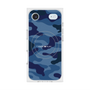 プレミアムスクエアケース with MagSafe［ Camouflage - Blue ］