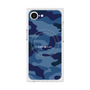 プレミアムスクエアケース with MagSafe［ Camouflage - Blue ］