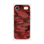 プレミアムスクエアケース with MagSafe［ Camouflage - Red ］