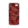 プレミアムスクエアケース with MagSafe［ Camouflage - Red ］