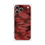 プレミアムスクエアケース with MagSafe［ Camouflage - Red ］