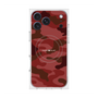 プレミアムスクエアケース with MagSafe［ Camouflage - Red ］