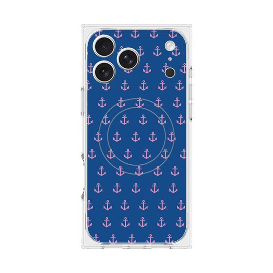 プレミアムスクエアケース with MagSafe［ Anchor - Pink ］