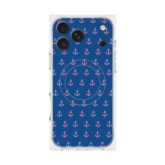 プレミアムスクエアケース with MagSafe［ Anchor - Pink ］