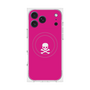 プレミアムスクエアケース with MagSafe［ スカル - Pink ］
