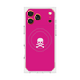 プレミアムスクエアケース with MagSafe［ スカル - Pink ］