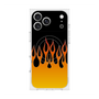 プレミアムスクエアケース with MagSafe［ 炎 - Orange ］