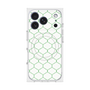 プレミアムスクエアケース with MagSafe［ Moroccan1 -Green ］