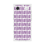 プレミアムスクエアケース with MagSafe［ Nordic - Purple ］