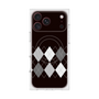 プレミアムスクエアケース with MagSafe［ Nordic Argyle - Black ］