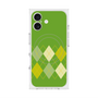 プレミアムスクエアケース with MagSafe［ Nordic Argyle - Green ］