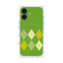 プレミアムスクエアケース with MagSafe［ Nordic Argyle - Green ］