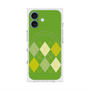 プレミアムスクエアケース with MagSafe［ Nordic Argyle - Green ］