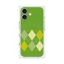 プレミアムスクエアケース with MagSafe［ Nordic Argyle - Green ］