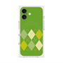 プレミアムスクエアケース with MagSafe［ Nordic Argyle - Green ］