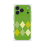 プレミアムスクエアケース with MagSafe［ Nordic Argyle - Green ］