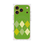 プレミアムスクエアケース with MagSafe［ Nordic Argyle - Green ］
