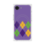 プレミアムスクエアケース with MagSafe［ Nordic Argyle - Purple ］