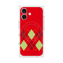 プレミアムスクエアケース with MagSafe［ Nordic Argyle - Red ］