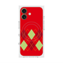 プレミアムスクエアケース with MagSafe［ Nordic Argyle - Red ］