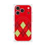 プレミアムスクエアケース with MagSafe［ Nordic Argyle - Red ］