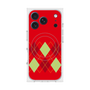 プレミアムスクエアケース with MagSafe［ Nordic Argyle - Red ］
