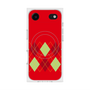 プレミアムスクエアケース with MagSafe［ Nordic Argyle - Red ］