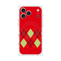 プレミアムスクエアケース with MagSafe［ Nordic Argyle - Red ］