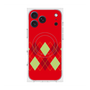 プレミアムスクエアケース with MagSafe［ Nordic Argyle - Red ］