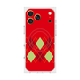 プレミアムスクエアケース with MagSafe［ Nordic Argyle - Red ］