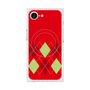 プレミアムスクエアケース with MagSafe［ Nordic Argyle - Red ］